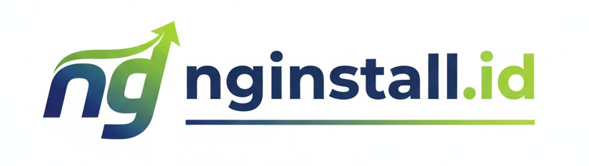 logo footer nginstall.id