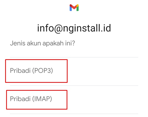 Cara Konfigurasi Email Pribadi ke Gmail