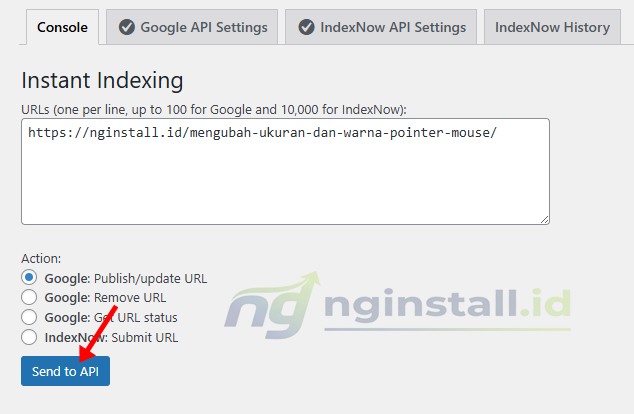 Cara Setting Plugin Instant Indexing Rank Math