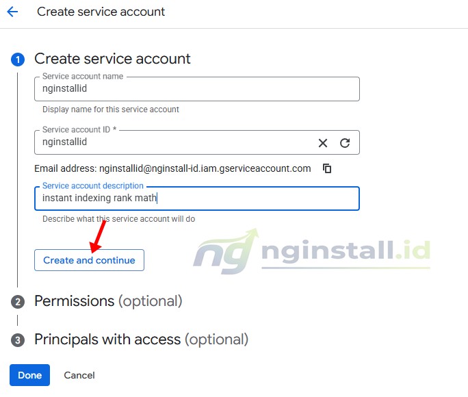 Cara Setting Plugin Instant Indexing Rank Math