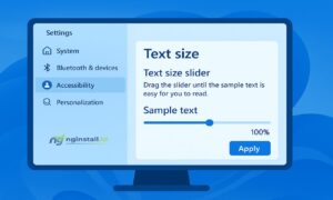 Cara Mengubah Ukuran Font/Huruf Windows 11