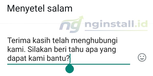 Cara Mengaktifkan Pesan Salam Otomatis WA Bisnis