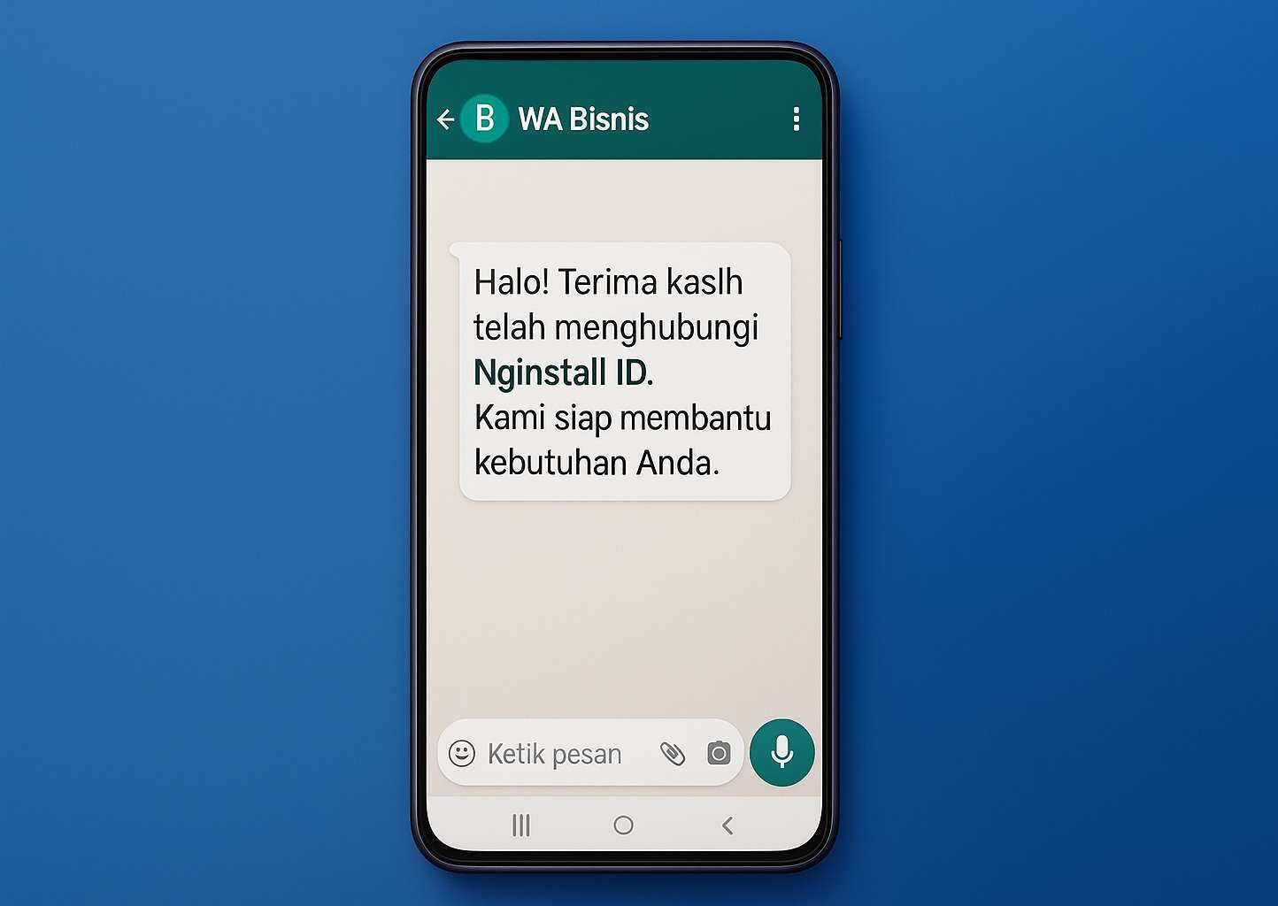 Cara Mengaktifkan Pesan Salam Otomatis WA Bisnis