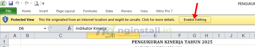 Cara Mengatasi Excel dan Word Tidak bisa di Edit Karena Protected View