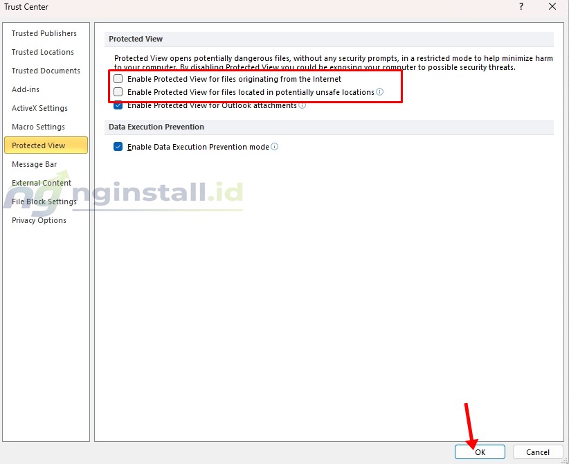 Cara Mengatasi Excel dan Word Tidak bisa di Edit Karena Protected View