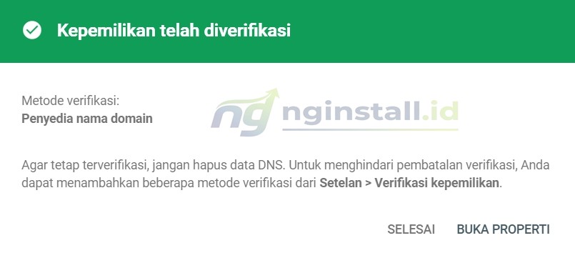 Cara Mendaftarkan dan Verifikasi Website di Google Search Console