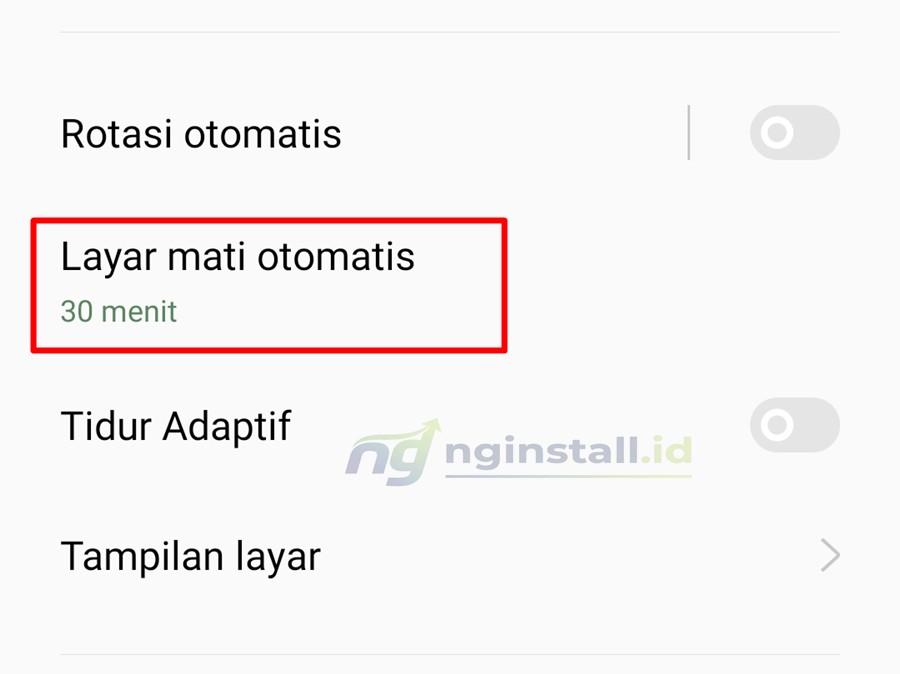 Cara Mengatur Waktu Layar Mati Otomatis Oppo