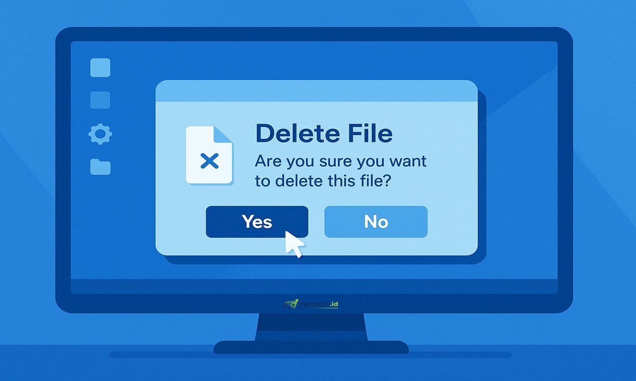 Cara Mengaktifkan Popup Dialog Konfirmasi Penghapusan Recycle Bin
