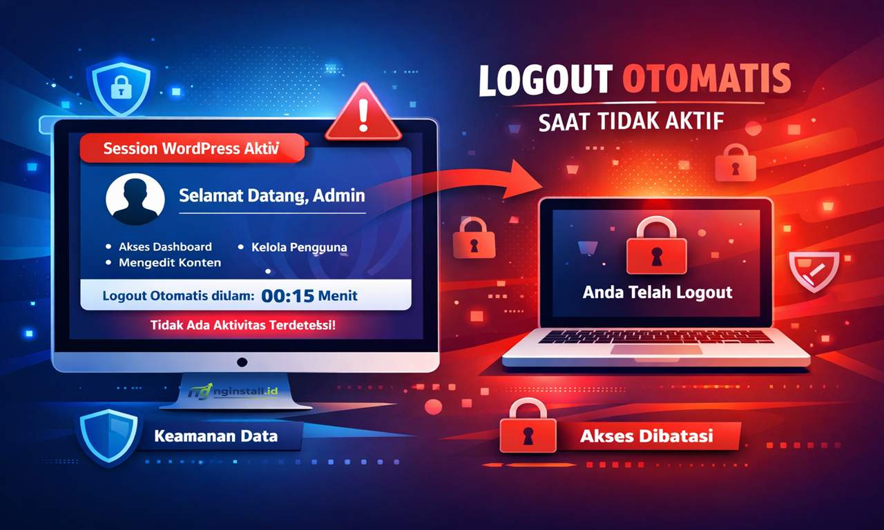 Cara Logout Otomatis WordPress Ketika Tidak Digunakan