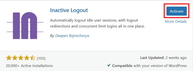 Cara Logout Otomatis WordPress