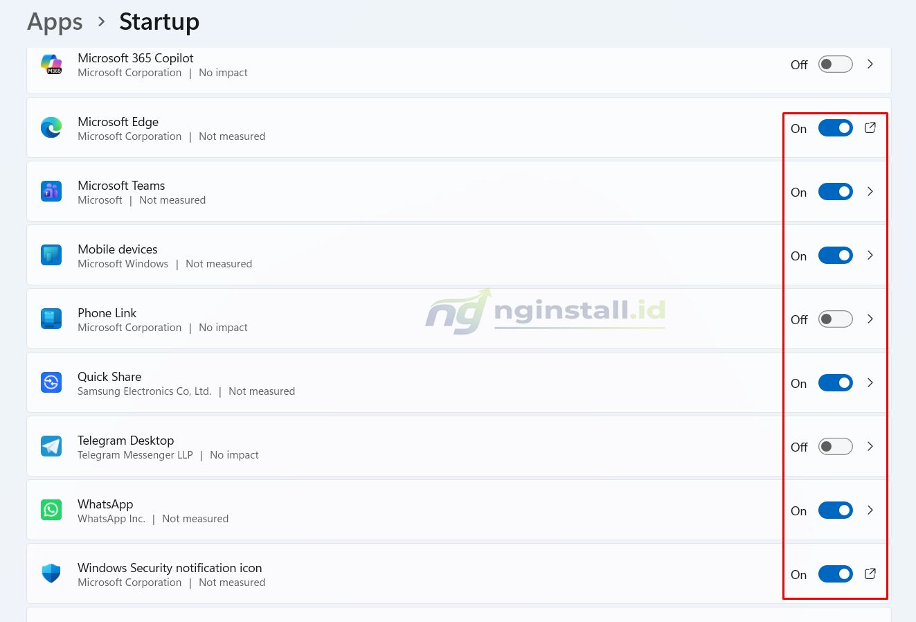 Cara Menonaktifkan Aplikasi Startup