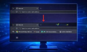 Cara Menampilkan Bilah Bookmark/Favorites Bar di Edge