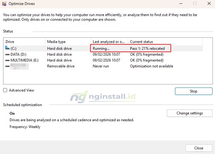 Arti dan Cara Defragmentasi Hard Disk (HDD) dengan Mudah
