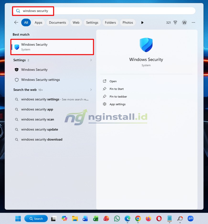 Cara Mematikan Antivirus Bawaan Windows 11