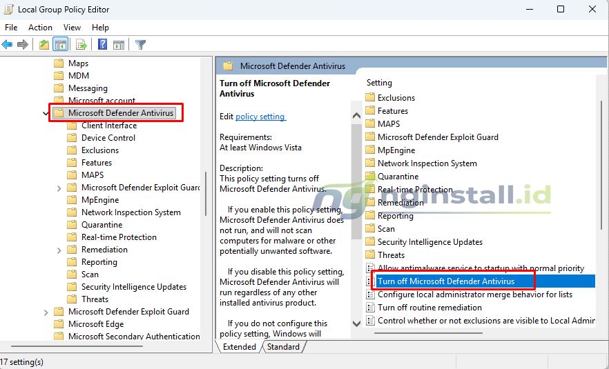 Cara Mematikan Antivirus Bawaan Windows 11