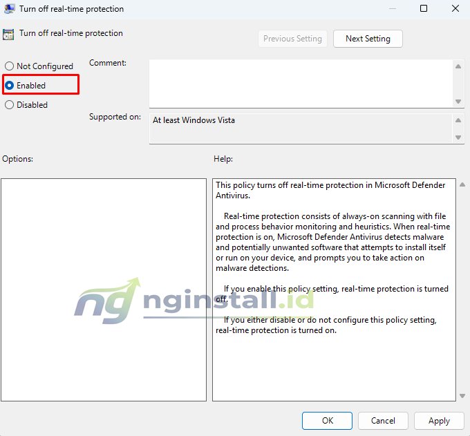 Cara Mematikan Antivirus Bawaan Windows 11