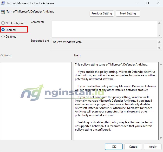Cara Mematikan Antivirus Bawaan Windows 11