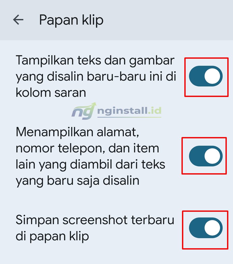 Cara Menampilkan Clipboard History (Papan Klip) di Android