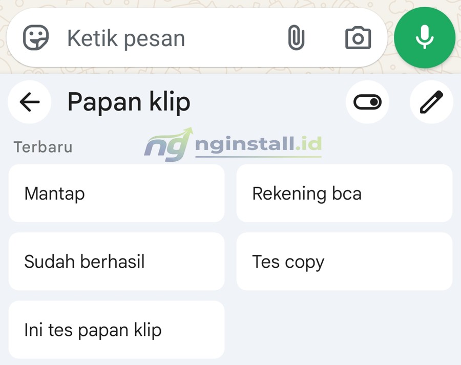 Cara Menampilkan Clipboard History (Papan Klip) di Android