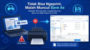 Cara Mengatasi Print Jadi Save As