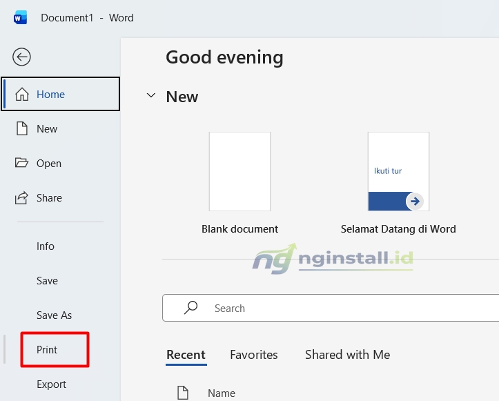 Cara Mengatasi Print Jadi Save As