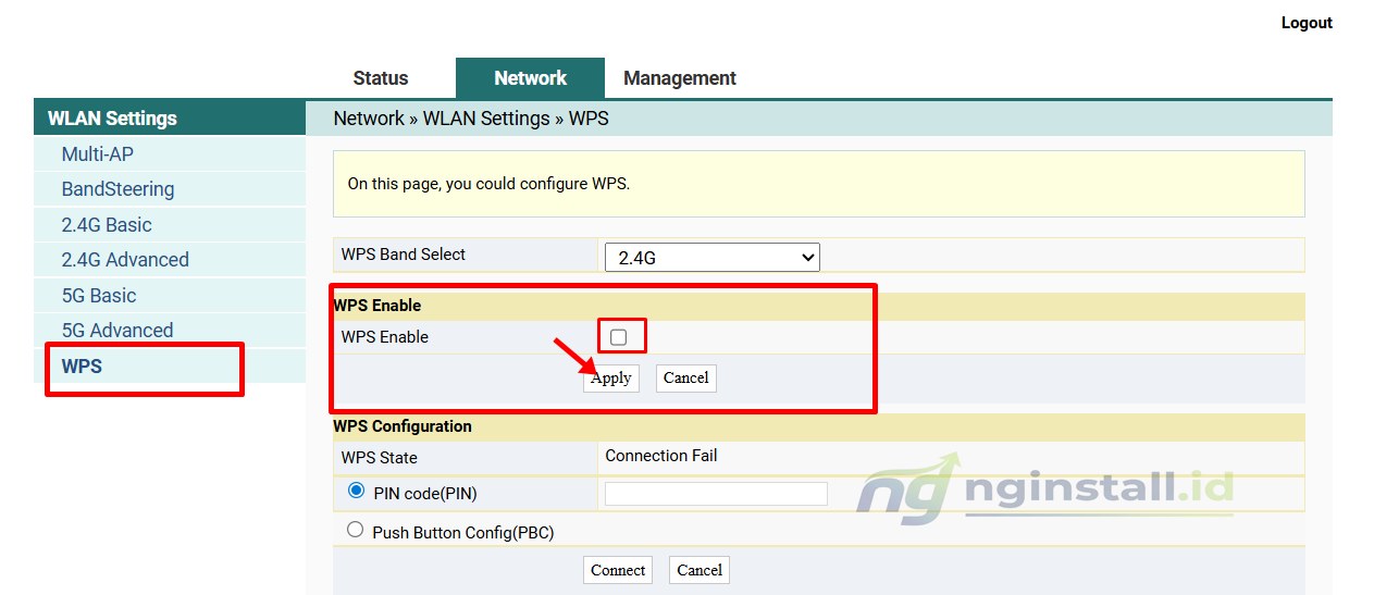 Cara Mematikan Fitur WPS WiFi di Router Fiberhome
