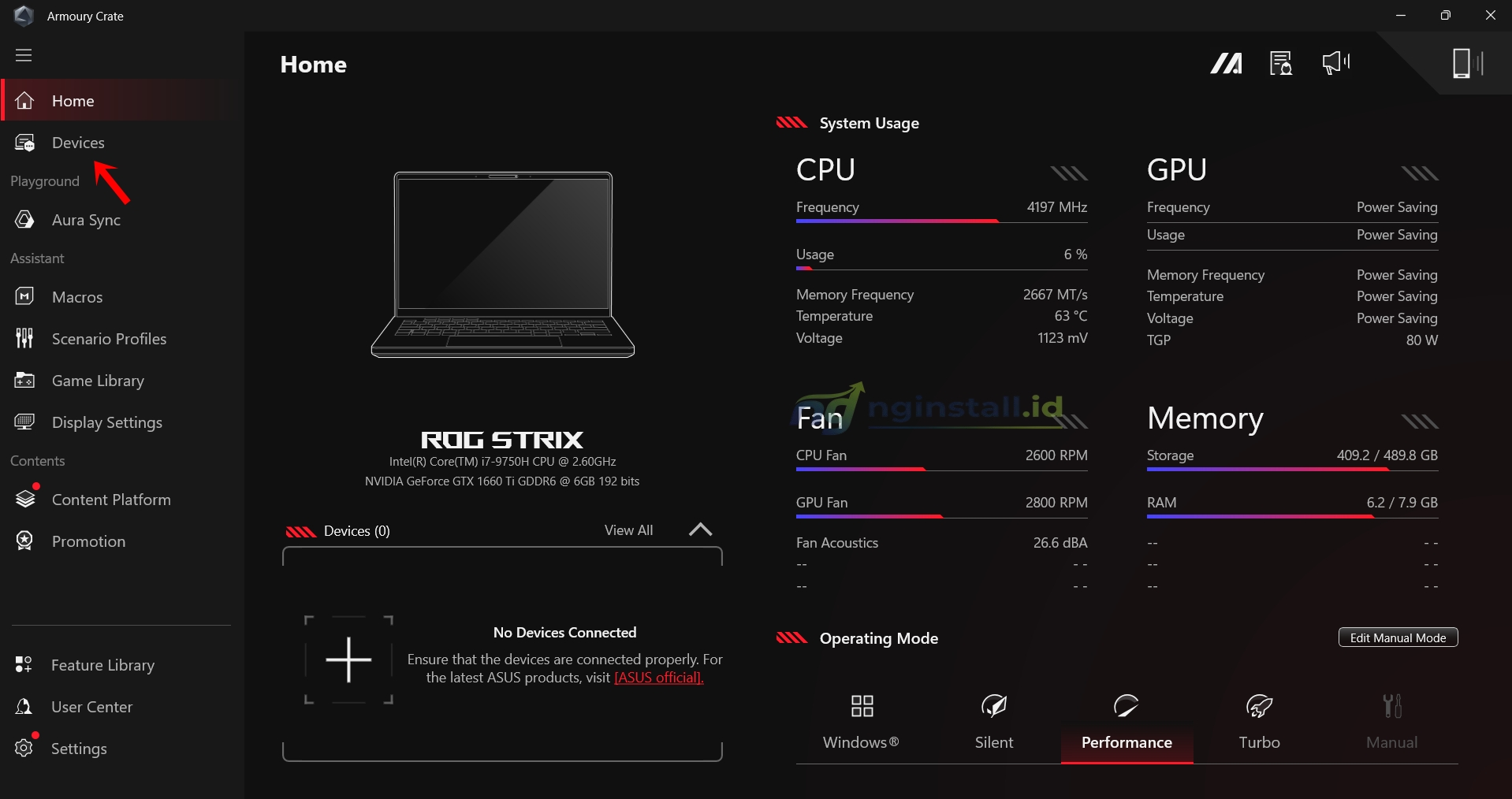 Cara Menyalakan Lampu Keyboard Laptop Asus ROG Strix