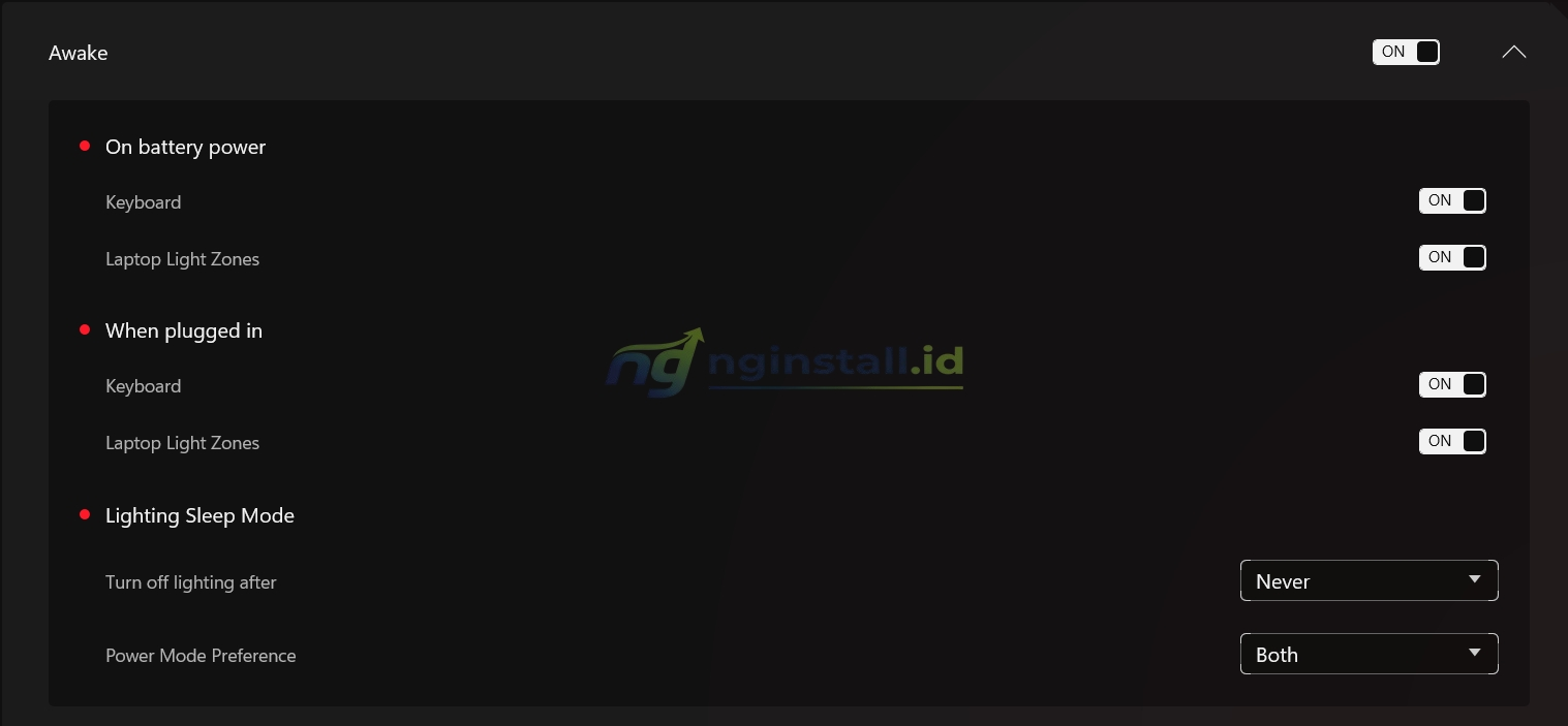 Cara Menyalakan Lampu Keyboard Laptop Asus ROG Strix
