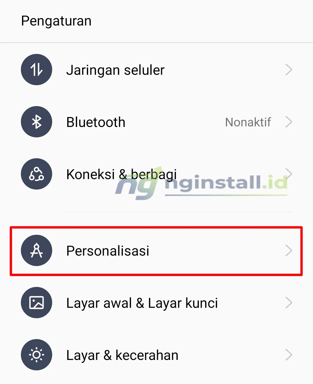 Cara Mengaktifkan Cahaya Tepi Notifikasi dan Panggilan Oppo (Edge Lighting)