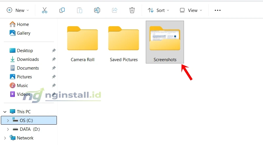 Cara Melihat Hasil Screenshot di PC/Laptop