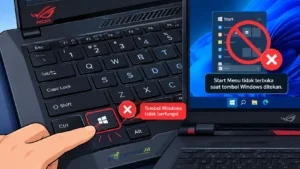Cara Mengatasi Tombol Windows Tidak Berfungsi
