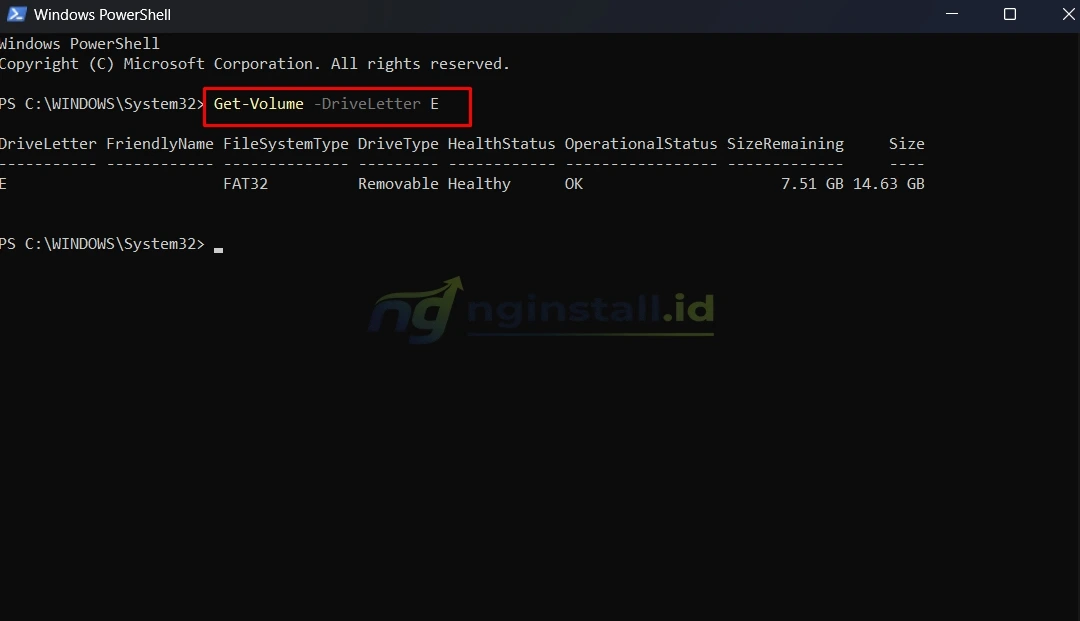 Cara Cek File System Fat32, NTFS atau ExFAT pada Media Penyimpanan